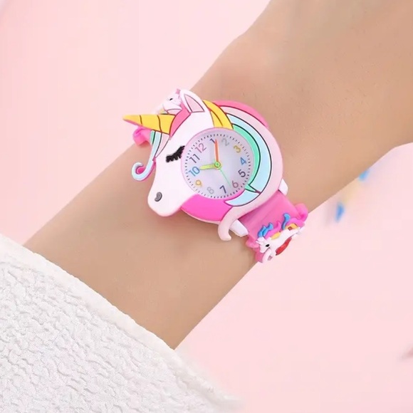 Colorful Pastel Unicorn Design Children’s Watch - Picture 4 of 5